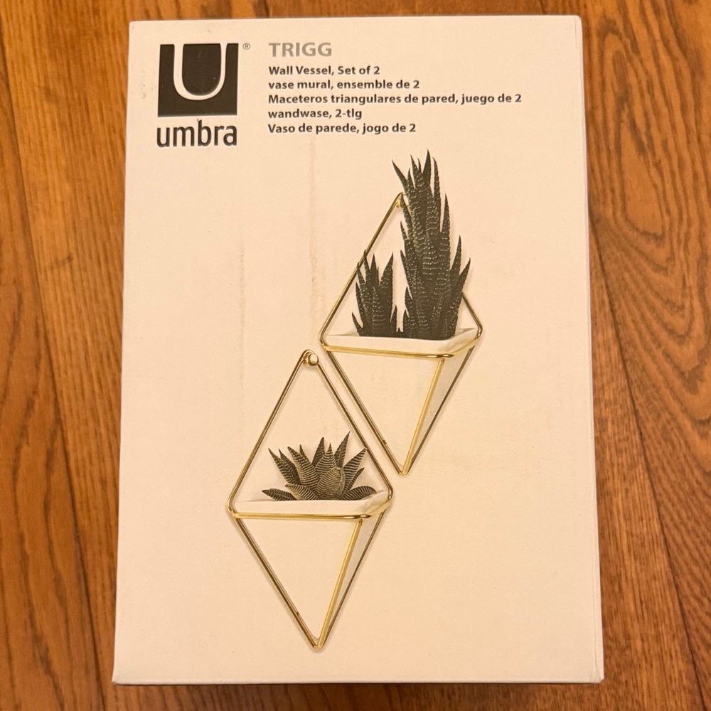 NEW Umbra Trigg Wall Display Vases